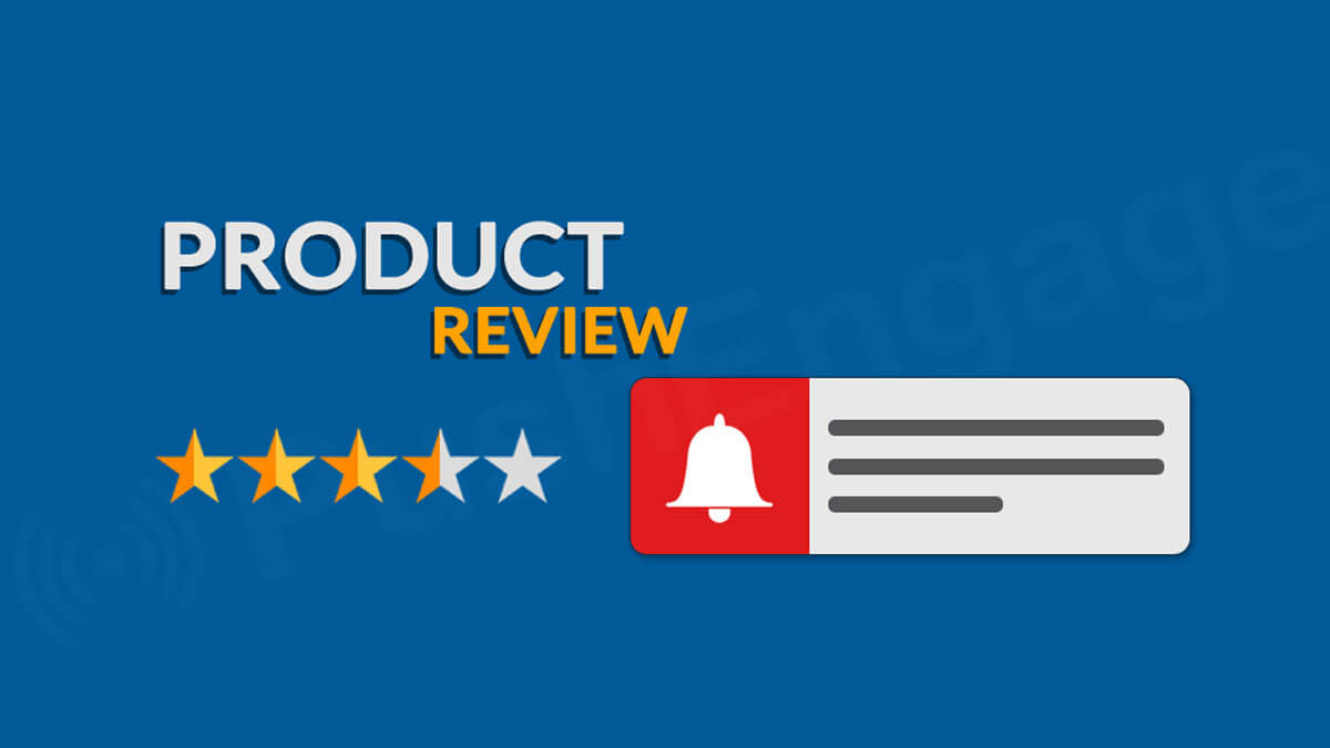 how to use Push Notification to get product reviews e-commerce site